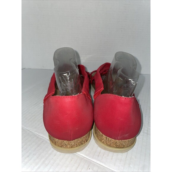 Cloudwalkers Sandals Women’s 12W‎ Red Comfort Walking Shoes Summer Travel Casual - Picture 9 of 14